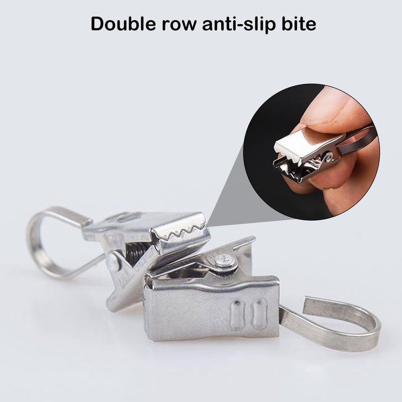 CEILINGRAIL Curtain Clips For Ceiling Curtain Track Flexible Curtains Tracks Bendable Ceiling's Rails Set for Window Door Shower Room Divider Curtains RV - Image 3